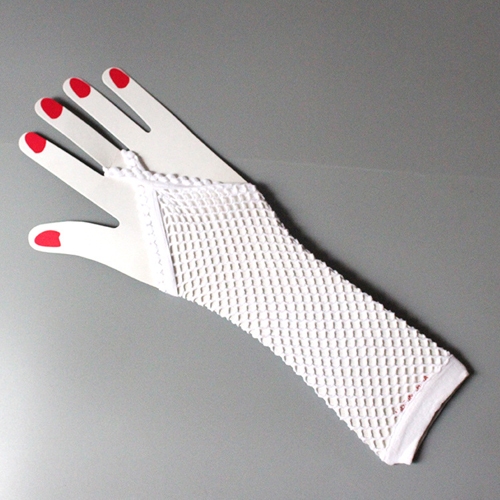 (image for) Finger Hooking Fishnet Dancing Show Gloves