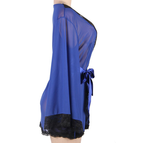 (image for) Sexy Ladies Bandaged Lace Robe Night Gown