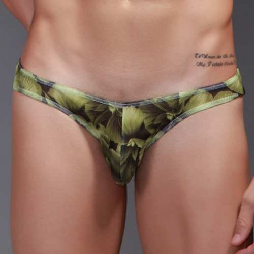 (image for) Hot Breathable Flower Printed Mesh Panty