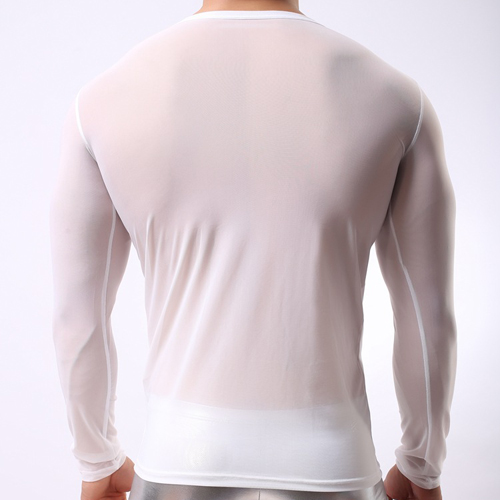 (image for) Slim Mesh Lond Sleeves For Men Underwear