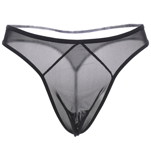 (image for) Passion See-through Mesh T-string Men Thong