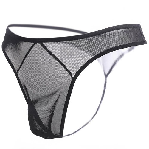 (image for) Passion See-through Mesh T-string Men Thong
