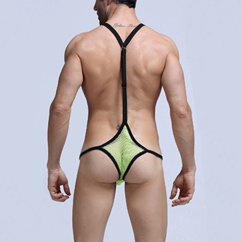 (image for) Men Bodybuilding Elastic One-piece Suit