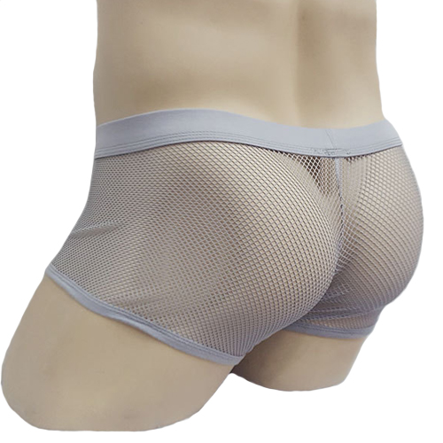 (image for) Hot Style Transparent Fishnet Boxer Shorts For Men