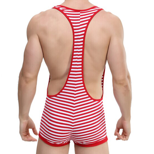 (image for) Sexy Easeful Stripe Hot Jumpsuit For Men