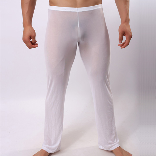 (image for) Strong Men Loose Transparent Mesh Pants