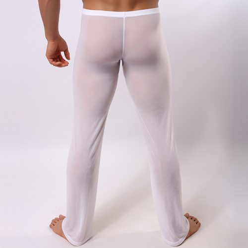 (image for) Strong Men Loose Transparent Mesh Pants