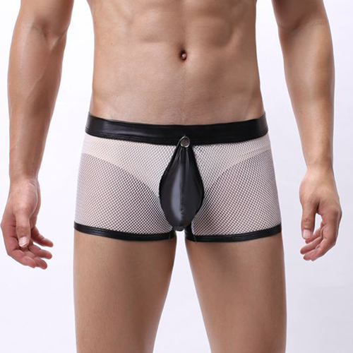 (image for) New Fashion Separable Fishnet Boxer Lingerie