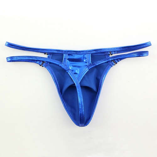 (image for) Heat On Fire Patent Leather Strappy Panties For Men