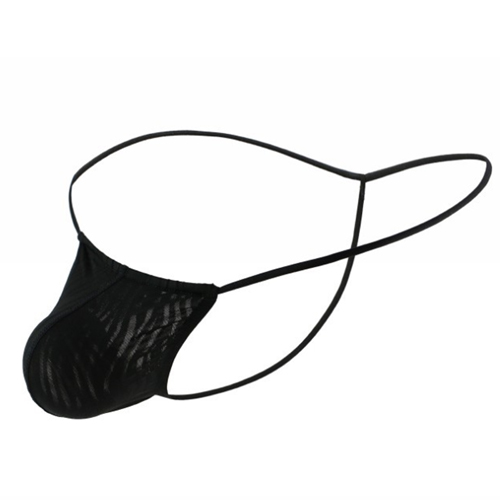 (image for) Transparent Striped Frisky G-string Thong