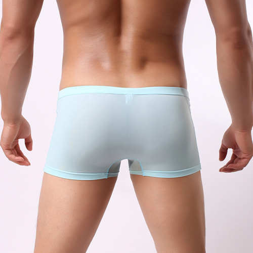 (image for) Men Naked Feeling Comfortable Ice Silk Boxer Briefs