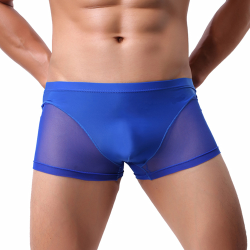 (image for) Men Naked Feeling Comfortable Ice Silk Boxer Briefs