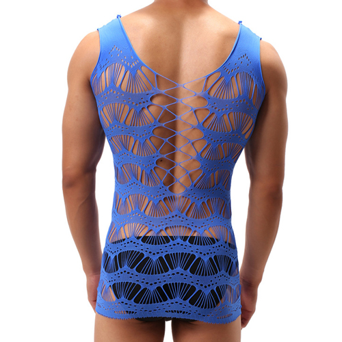 (image for) Hot Selling Fishnet Hollowed-out Men Vest