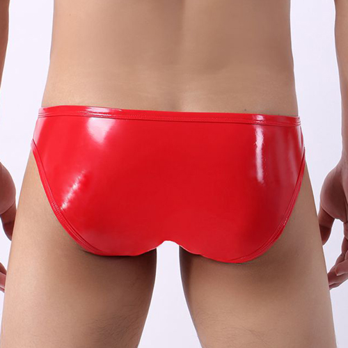(image for) Hot Low Waist Patent Leather Easy Opened Panty