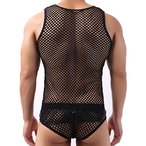 (image for) Cool Men Big Fishnet Sexy Night Vest