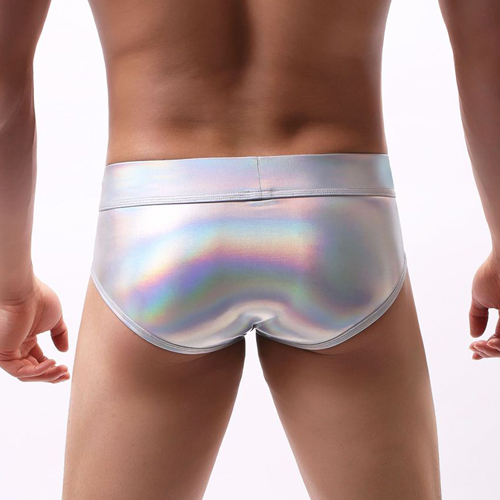 (image for) Soft Men Faux Leather Powerful Boxers