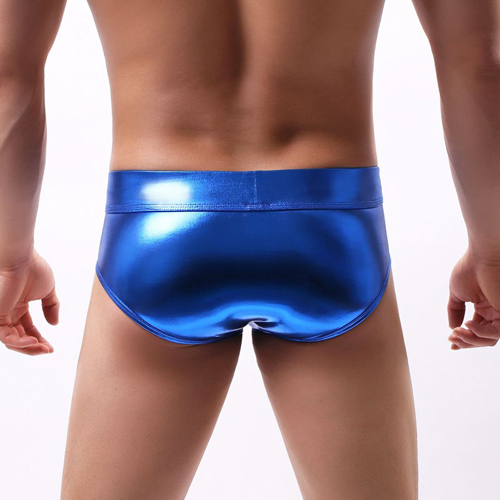 (image for) Soft Men Faux Leather Powerful Boxers