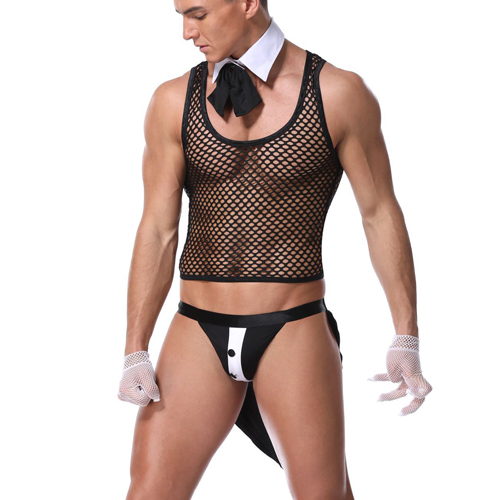 (image for) Waiter Houseboy Club Show Wear Sexy Lingerie Suit
