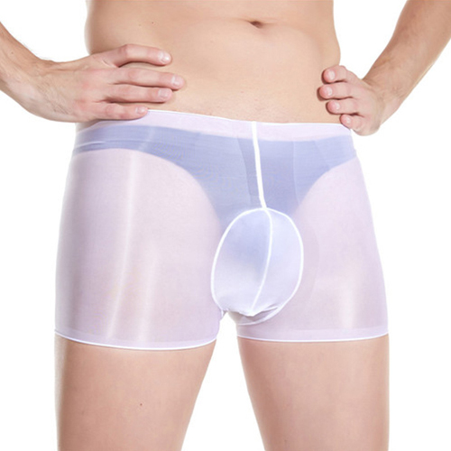 (image for) Glossy High-elastic Soft Men Boxers