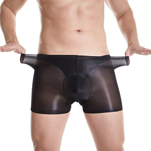 (image for) Glossy High-elastic Soft Men Boxers