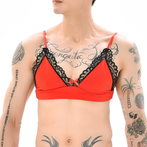 (image for) New Gay Bowknot Lace Bra Sexy Underwear