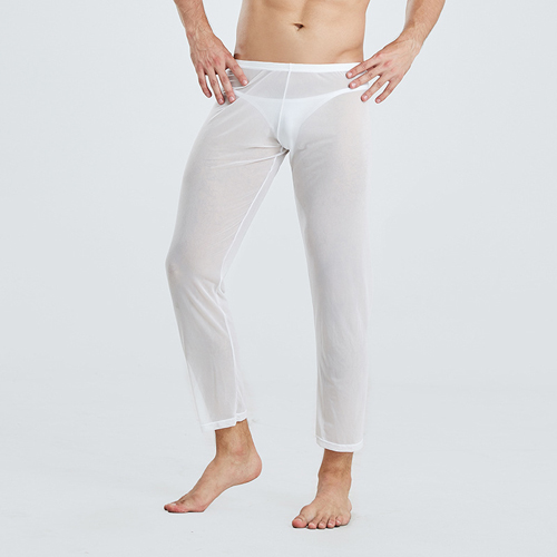 (image for) Men Ice Silk Ultrathin Transparent Sexy Underwear Pants