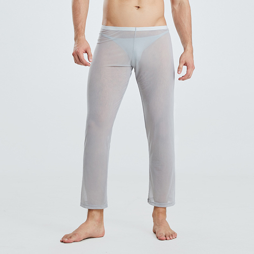 (image for) Men Ice Silk Ultrathin Transparent Sexy Underwear Pants