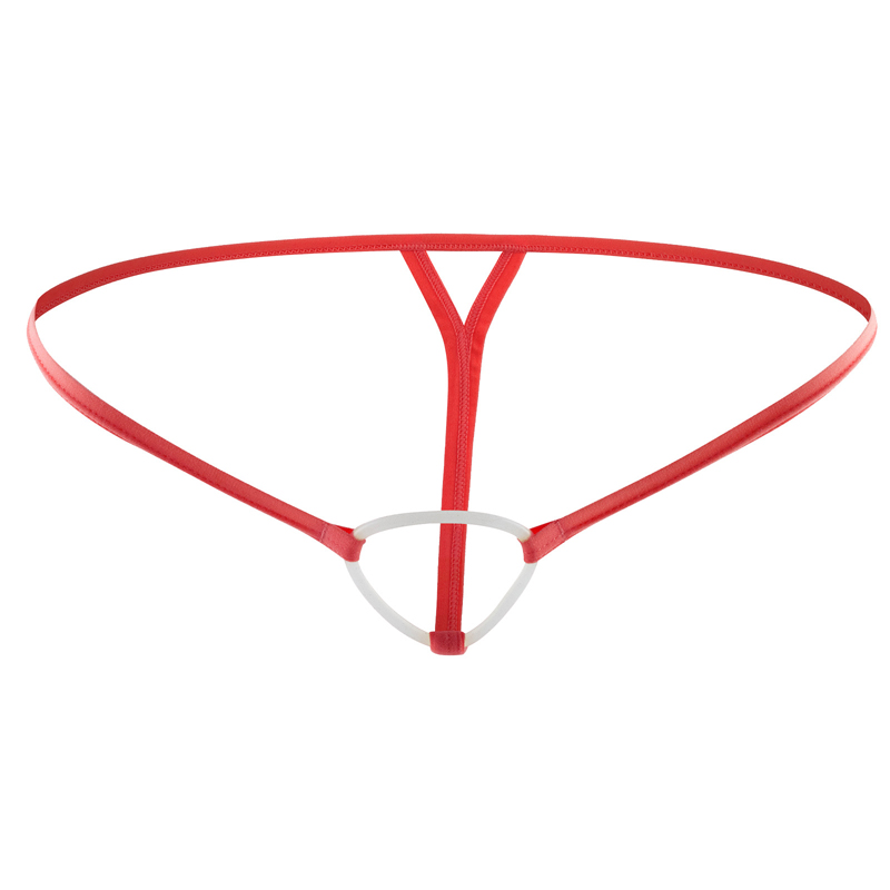 (image for) Men Thin Strap T-back With Silicone Ring
