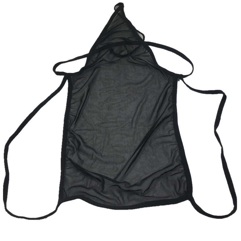 (image for) Men See-through Mesh Bellyband One-piece Suit