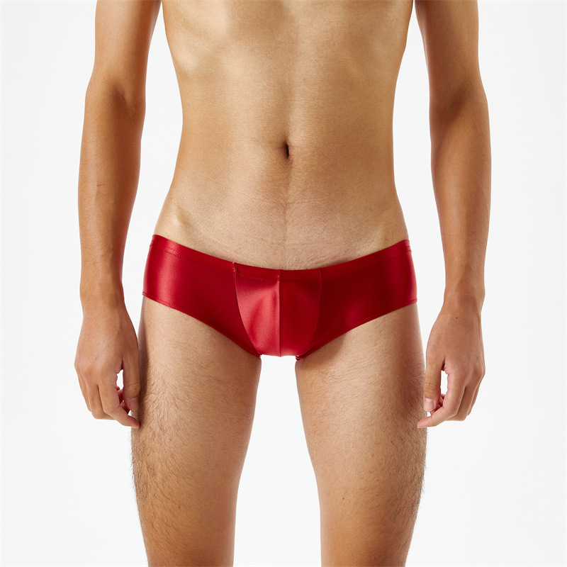 (image for) Sexy High-elastic Smooth Glossy Panty For Men