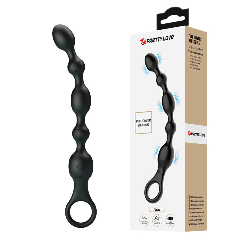 (image for) Prettylove Vibrating Anal Beads - Van