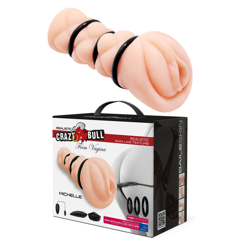 (image for) Pocket Vagina With 3 Cock Rings