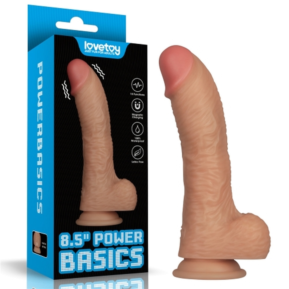 8.5" Vibrating Power Basics Cock