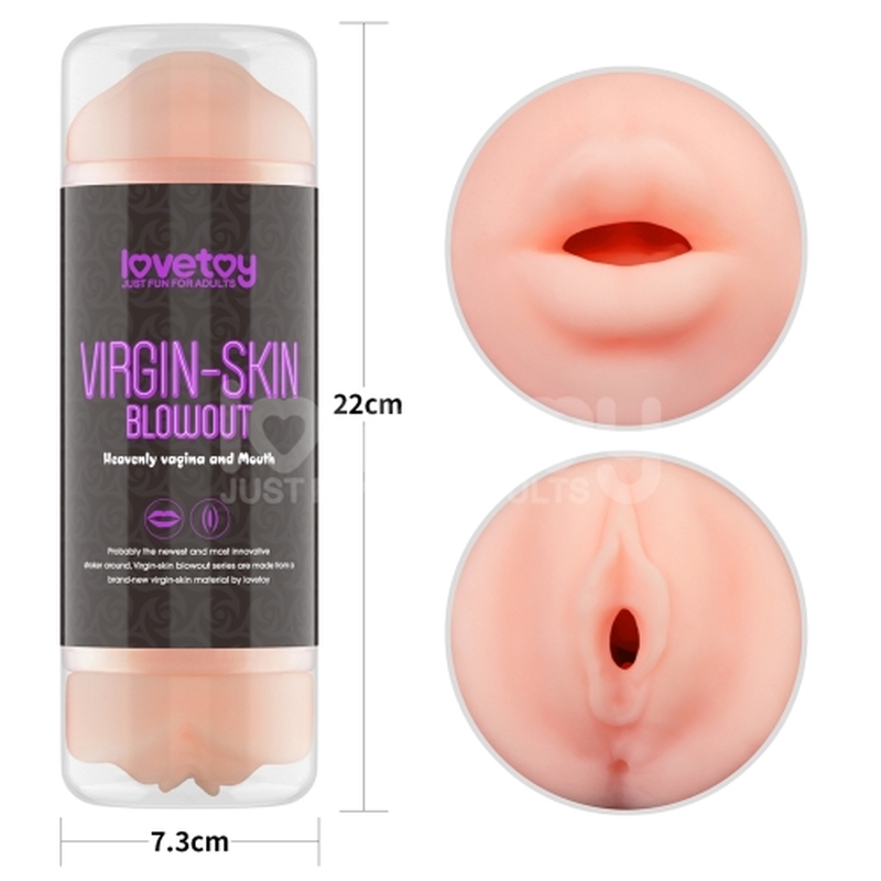 (image for) Virgin-skin Blowout Double Side Stroker Vagina and Mouth