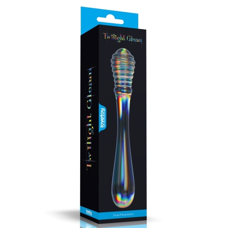 (image for) Twilight Gleam Glass Dildo- Twin Pleasures