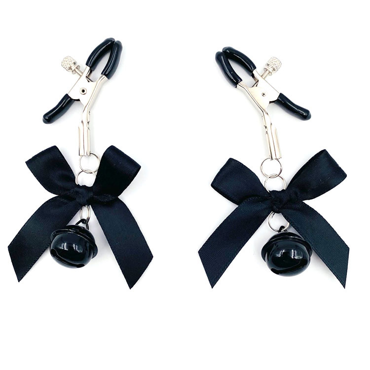 (image for) Solid Color Bell Bowknot Nipple Clamp