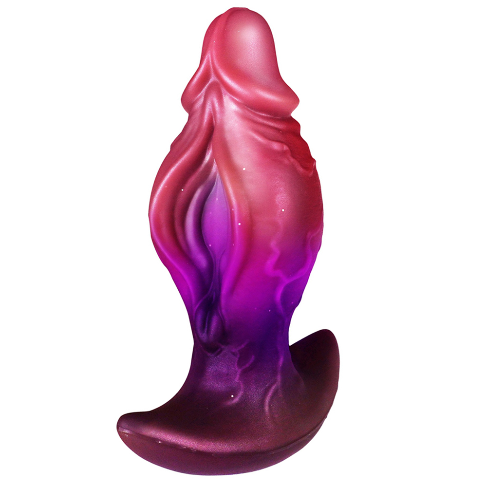 6.7" Cracked Flaming Dildo Plug
