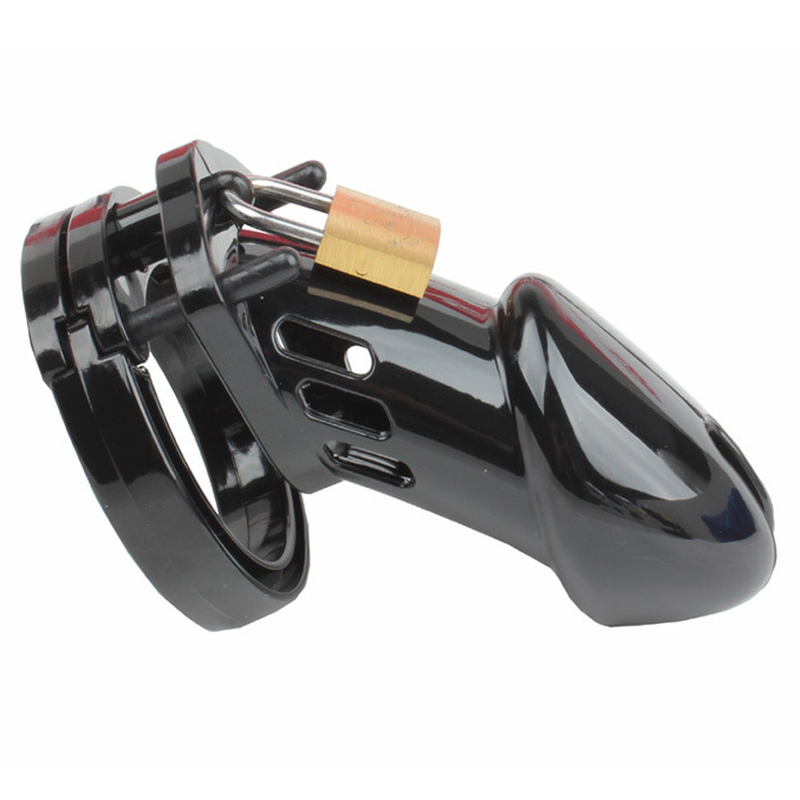 (image for) CB6000 Male Chastity Device Cock Cage - Balck