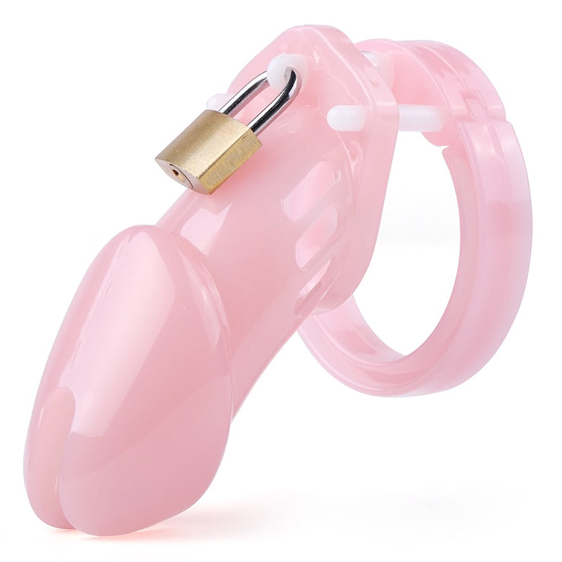 (image for) CB-6000 Male Chastity Cage - Pink