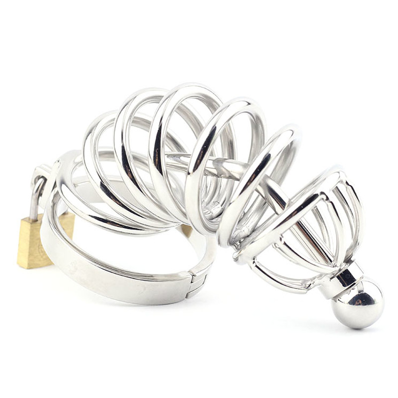 (image for) Master Series Asylum 6 Stainless Steel Chastity Cage