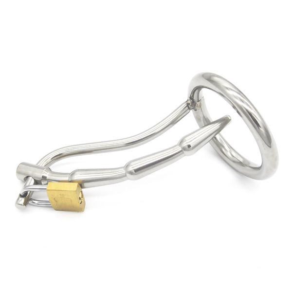 (image for) Stainless Steel Chastity Device Cage Locking