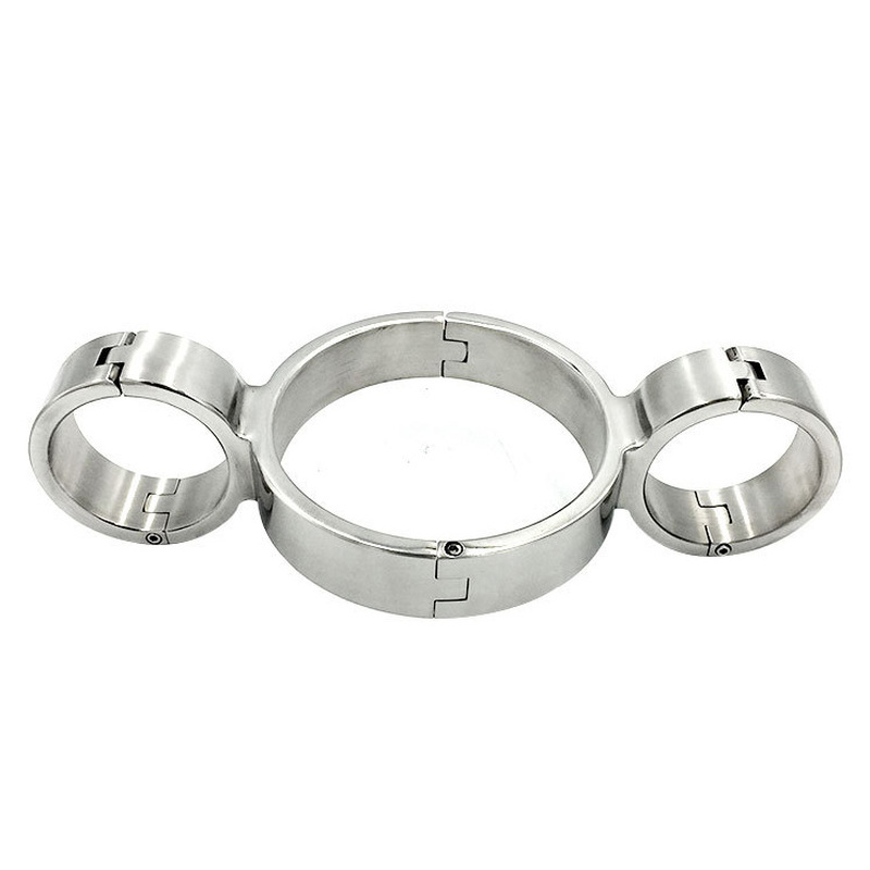 (image for) Heavy Duty Neck-Wrist Siamese Handcuffs