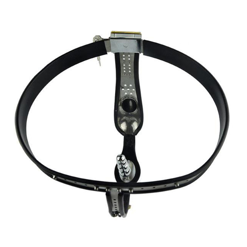 (image for) Nutshell Locking Steel Chastity Belt For Male