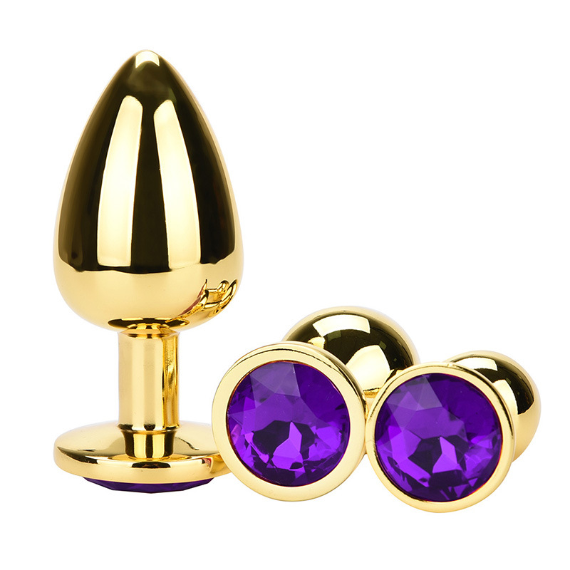 (image for) Golden Anal Plug With Diamond