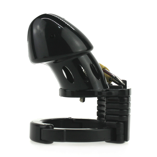 (image for) Adjustable Male Cock Cuff Chastity Device - Black