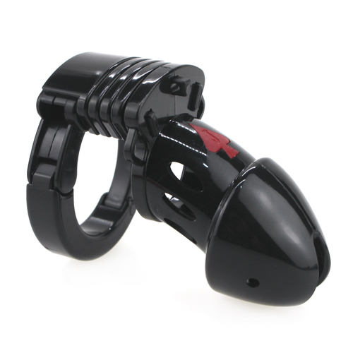 (image for) Adjustable Male Cock Cuff Chastity Device - Black