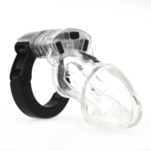 (image for) Adjustable Male Cock Cuff Chastity Device - Clear