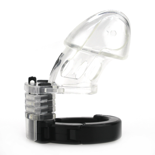 (image for) Adjustable Male Cock Cuff Chastity Device - Clear