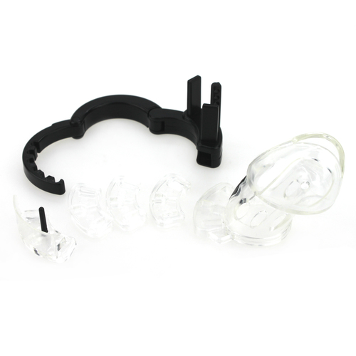 (image for) Adjustable Male Cock Cuff Chastity Device - Clear