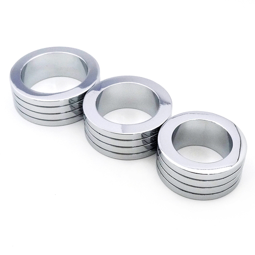 (image for) Heavy Duty Stainless Steel Cock Ring - 3 Ring